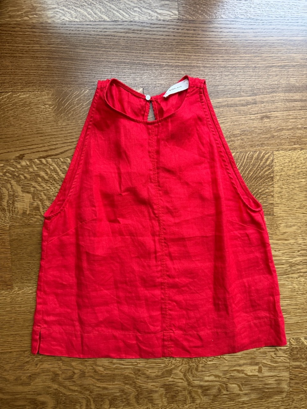 Everlane linen high neck tank